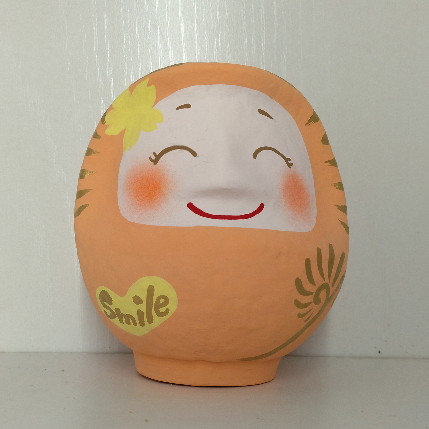 ほほえみダルマオレンジ